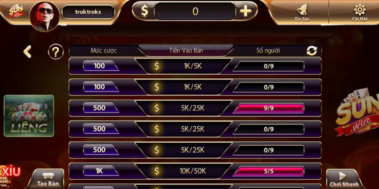 Săn Thưởng Thần Tốc Cùng Game Liêng Tại SunWin Với Những Ván Bài Kịch Tính